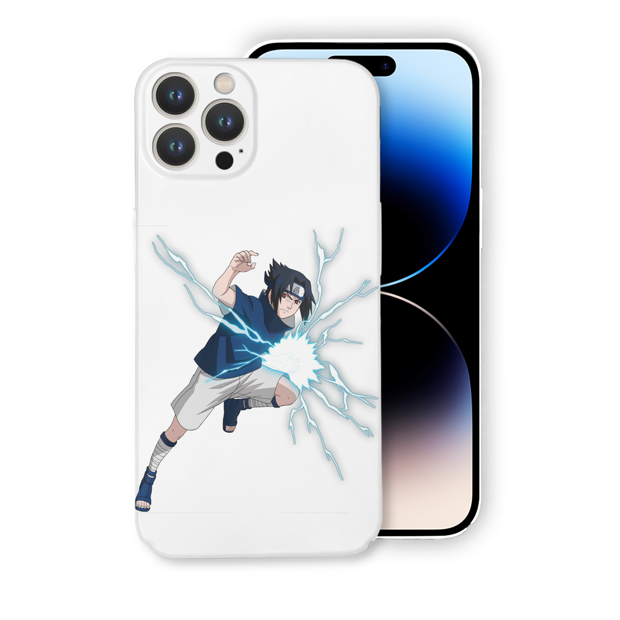 （画像用） NARUTO -ナルト- うちは サスケ Uchiha Sasuke 【iPhone 14シリーズ対応】ハードケース